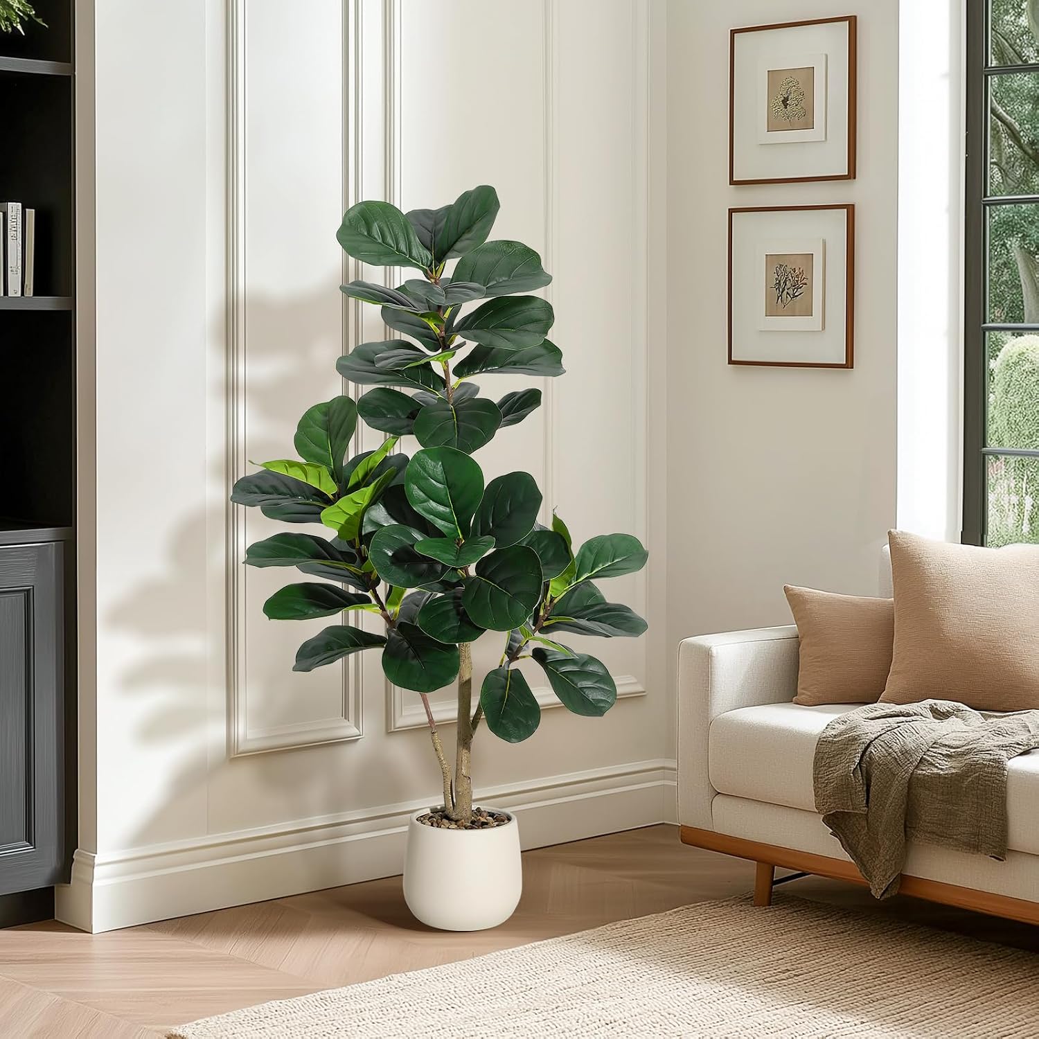 Ficus Lyrata Tree - Pohon Ficus Lyrata Buatan Tinggi 4