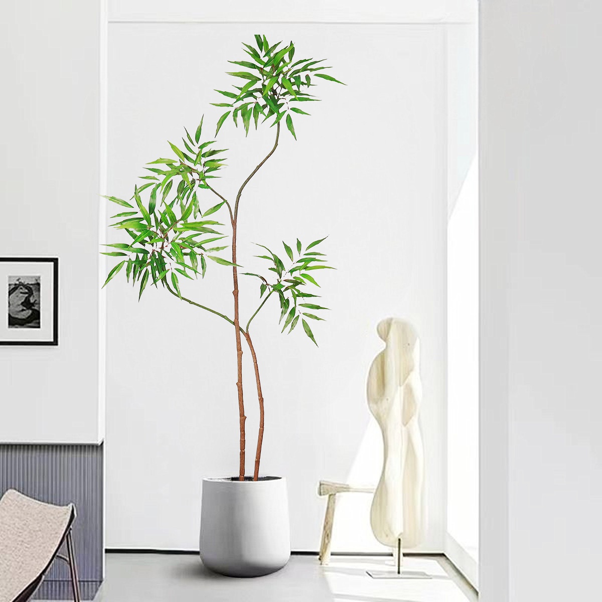 Tanaman palsu plastik dekorasi - Ficus Lyrata Tree ulasan dan harga