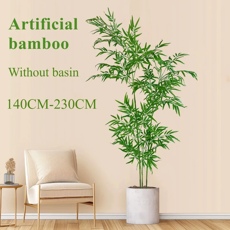 Bambu Buatan Bambu Hijau Besar - Ficus Lyrata Tree ulasan dan harga